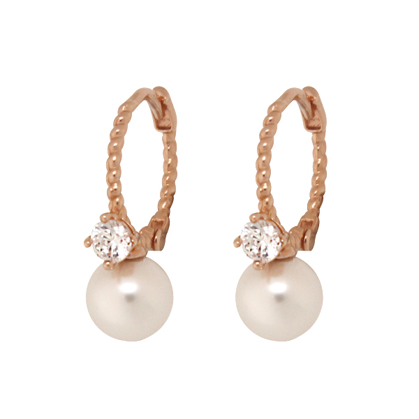 14k 18k 마가렛 진주 링귀걸이