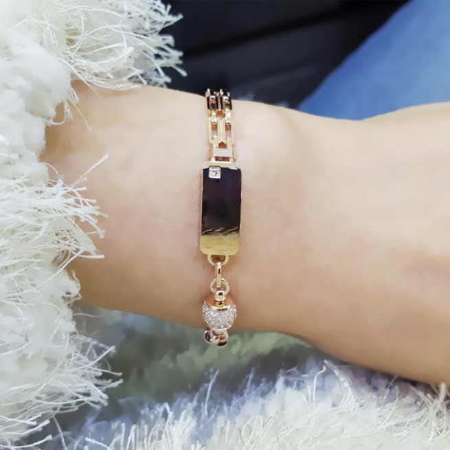 14k 18k NY Avenue 팔찌
