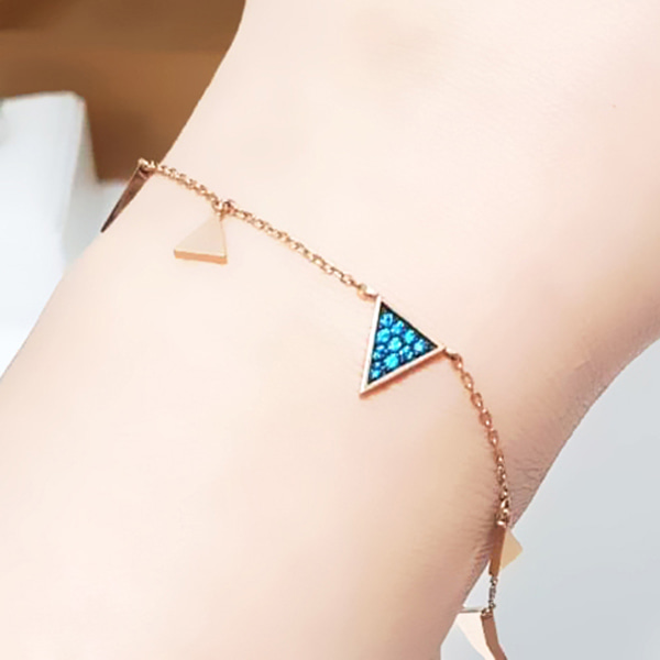 14k 18k 세인트로 팔찌