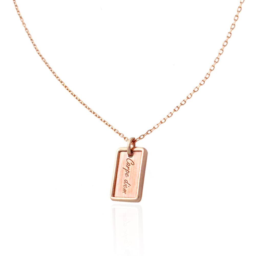 14k 18k 카르페디엠 목걸이