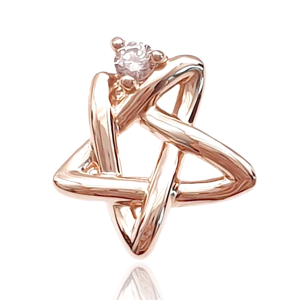 14k 18k 스타 볼륨 피어싱