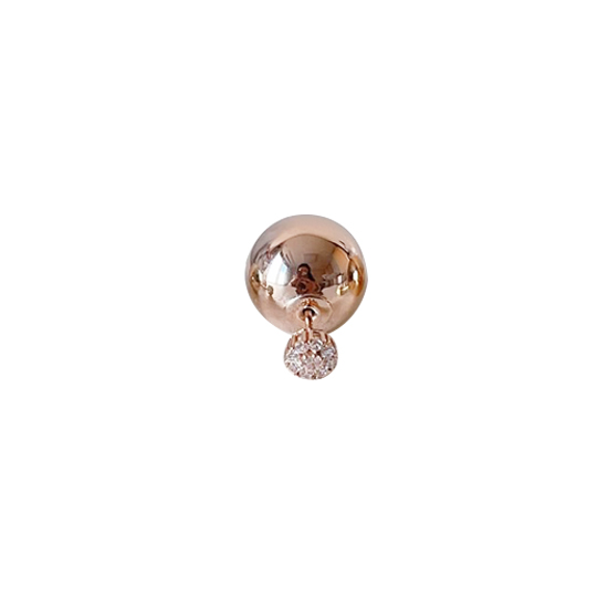 14k 18k 양면 큐빅빅볼 피어싱(11mm)