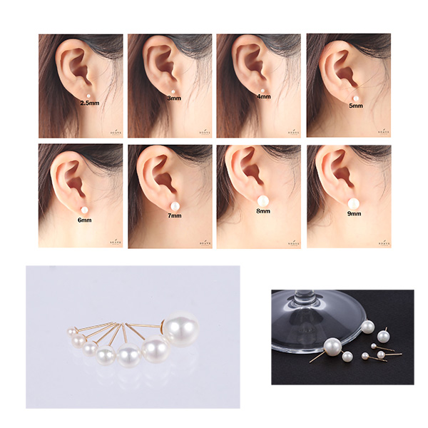 14k 스와로브스키 진주 귀걸이 8size